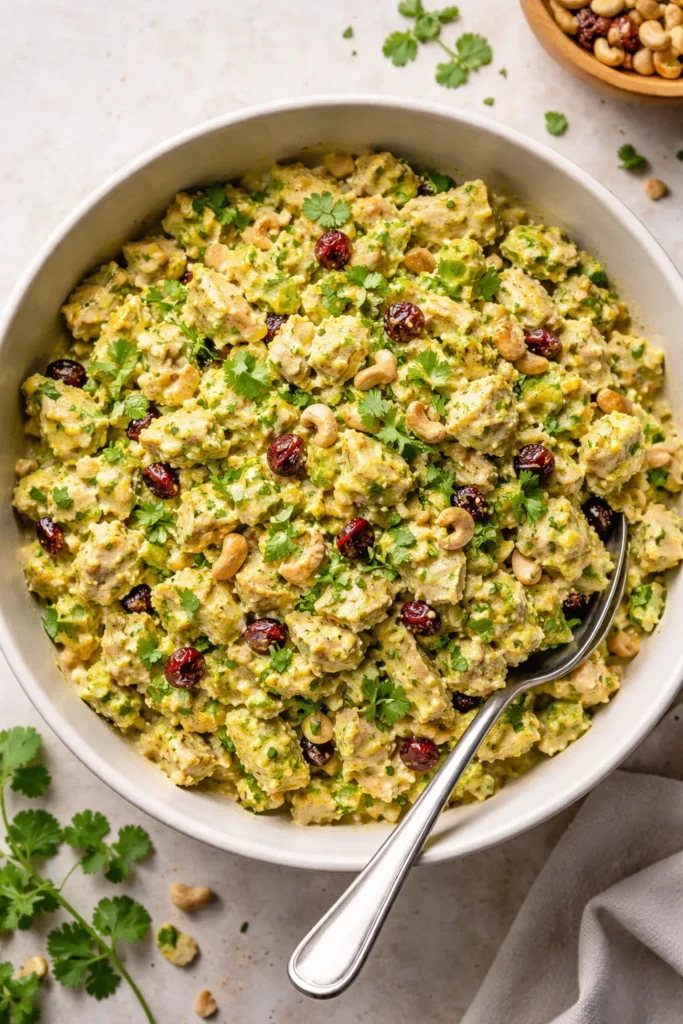 8 Leftover Turkey Recipes That Taste Better 6 Curried turkey salad with celery and nuts in a creamy base