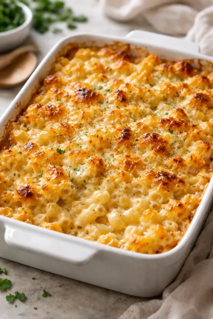 8 Comfort Food Recipes for a Cozy Night In 5 Creamy baked four-cheese macaroni and cheese with golden crust