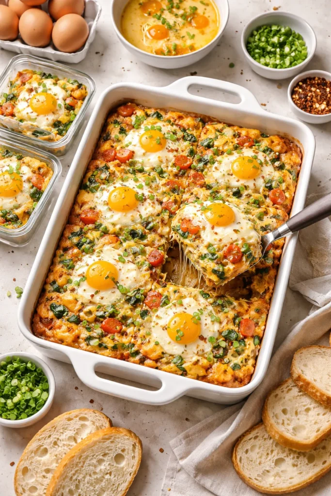 8 Egg Recipes Beyond Scrambled and Fried 11 Large baked egg casserole in a 9x13 dish