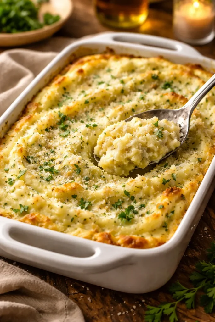 8 Mashed Potato Recipes Fluffy Every Time 8 Herb-parmesan mashed potatoes with golden crust