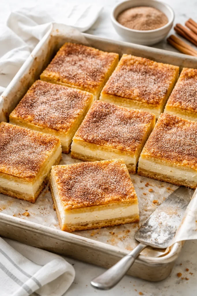 15 Easy Cream Cheese Dessert Recipes 9 Sopapilla cheesecake bars with flaky crust and creamy filling