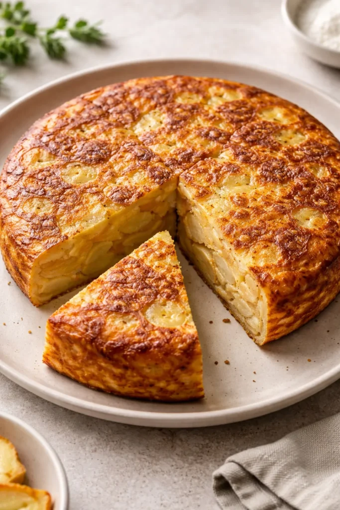 8 Egg Recipes Beyond Scrambled and Fried 6 Slice of Spanish tortilla showing potato and egg layers
