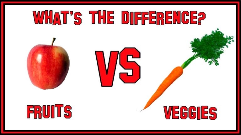 Top 10 Main Differences Between Vegetables And Fruits