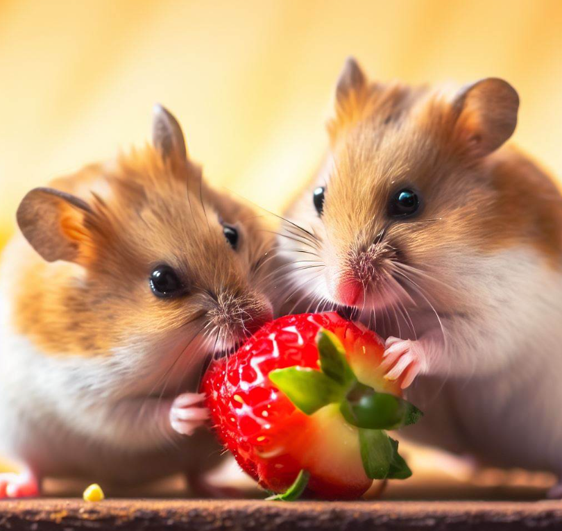 can hamsters eat strawberries