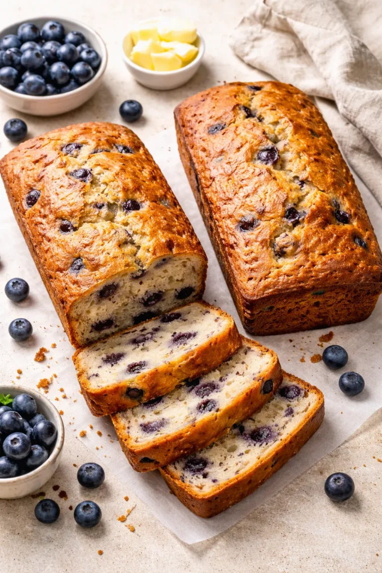 Soft Blueberry Breakfast Bread for Busy Mornings