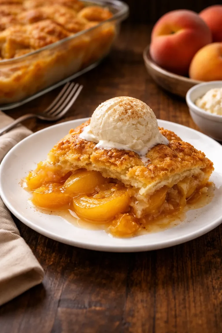 Canned Peach Cobbler That Tastes Fresh