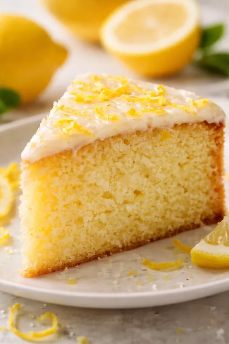 Bright & Zesty Lemon Cake for Spring Brunches