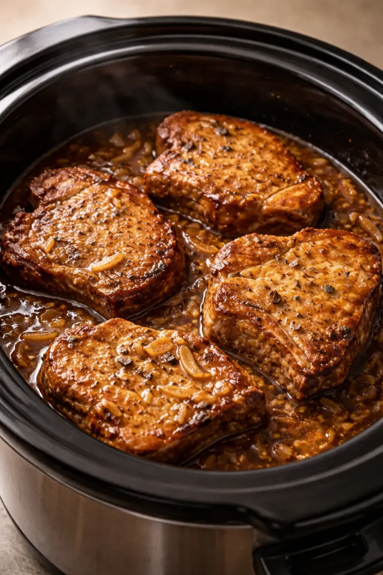 8 Slow Cooker Pork Chops That Fall Apart