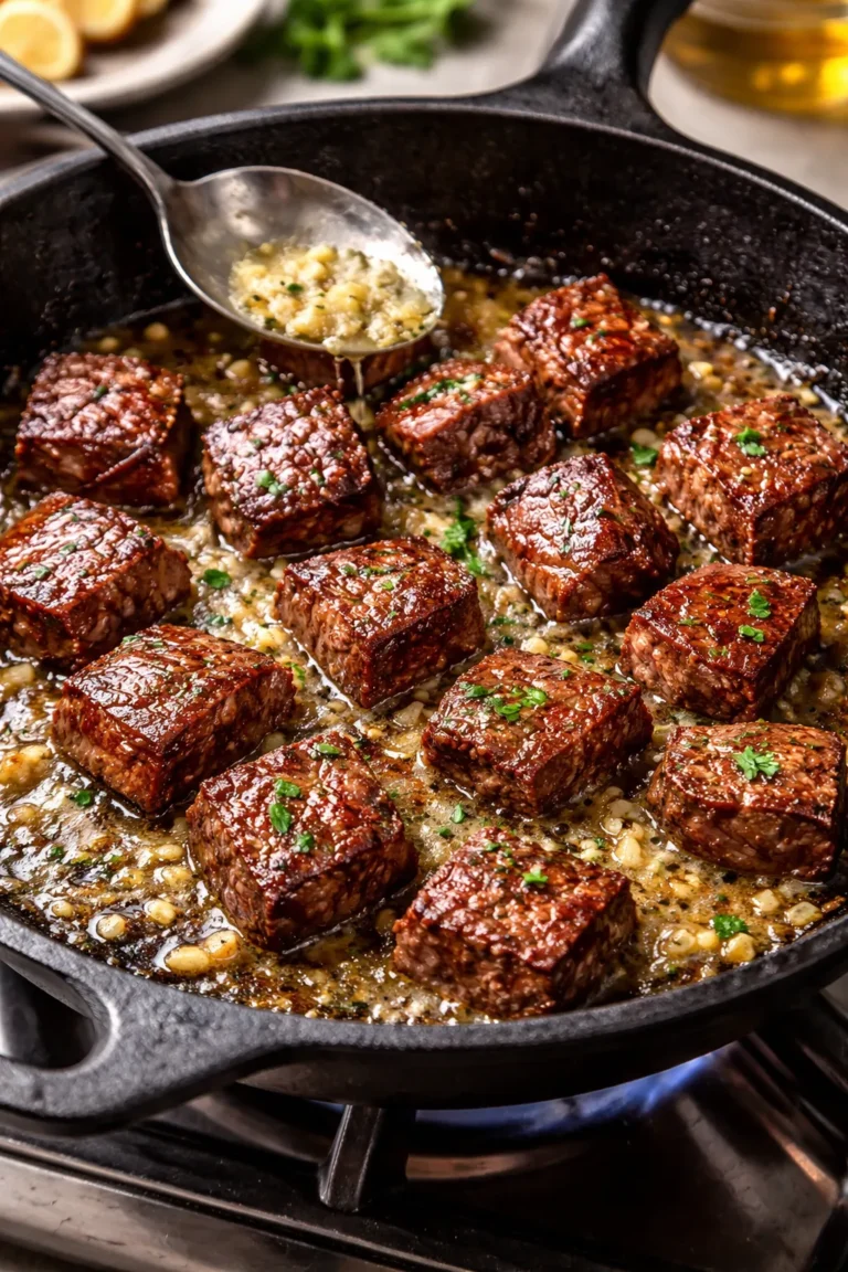 8 Garlic Butter Steak Bites in 20 Minutes