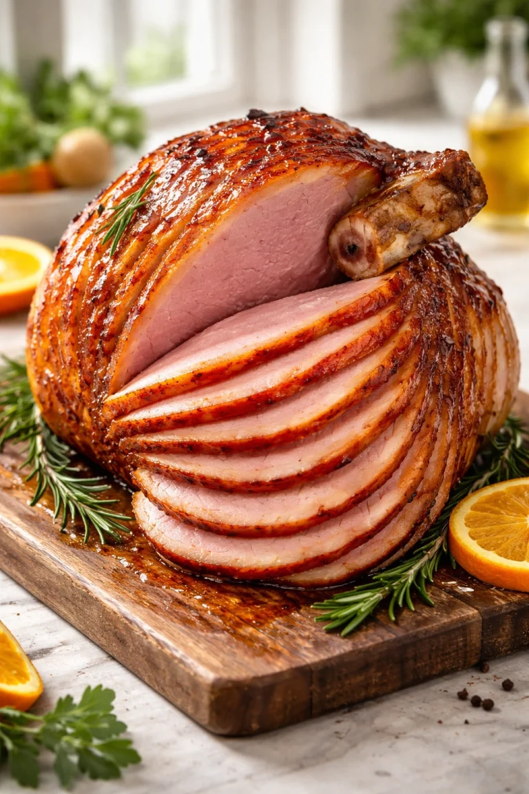 Easy Honey Glazed Ham for Holiday Dinners