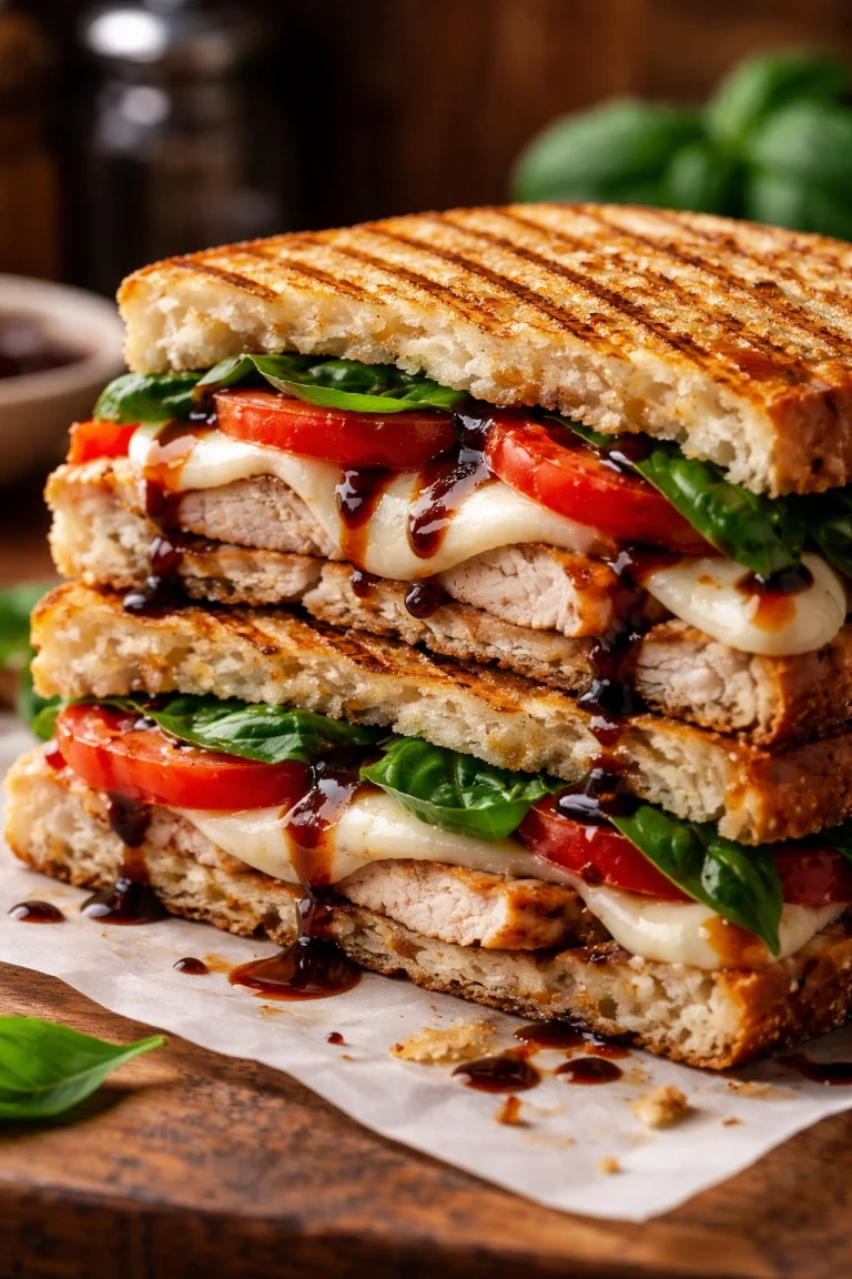 Chicken Caprese Panini for an Easy Lunch