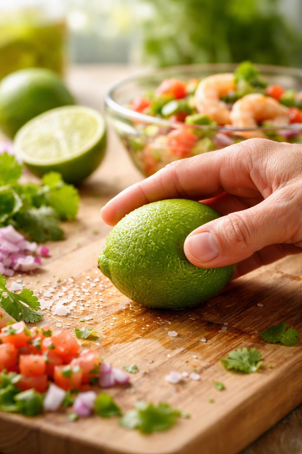 Close-up lime for fresh citrus juice tips