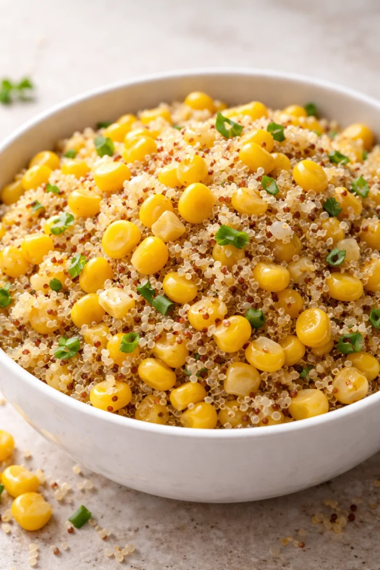 Quick Healthy Corn & Quinoa Bowl