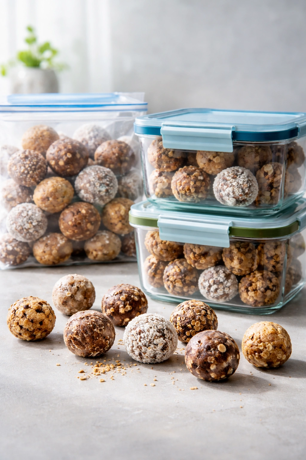 Energy balls arranged on neutral surface