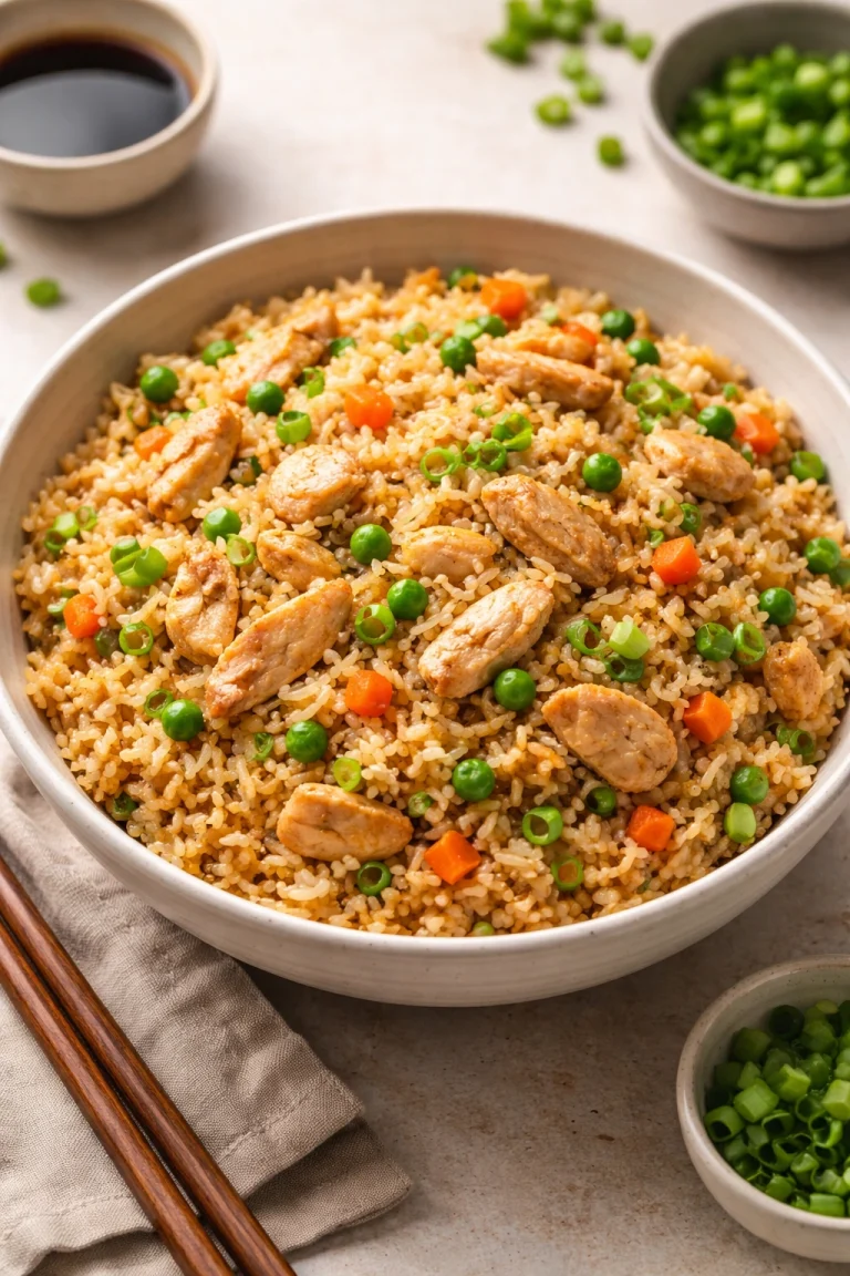 Chicken Fried Rice Done in Just 20 Minutes