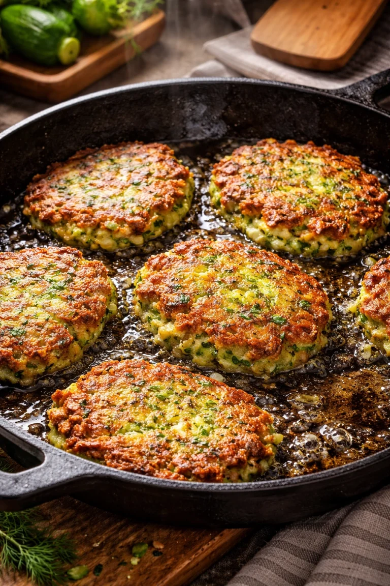 Crispy Zucchini Fritters Ready in Just 15 Minutes