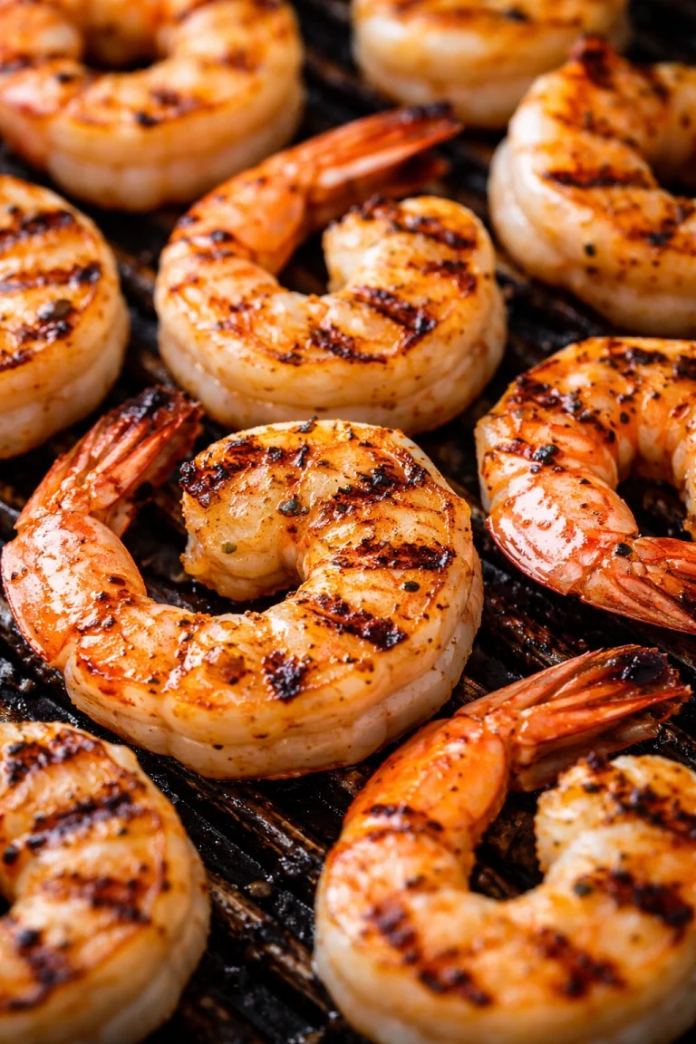 Grilled Shrimp Bowl Topped With Avocado Salsa