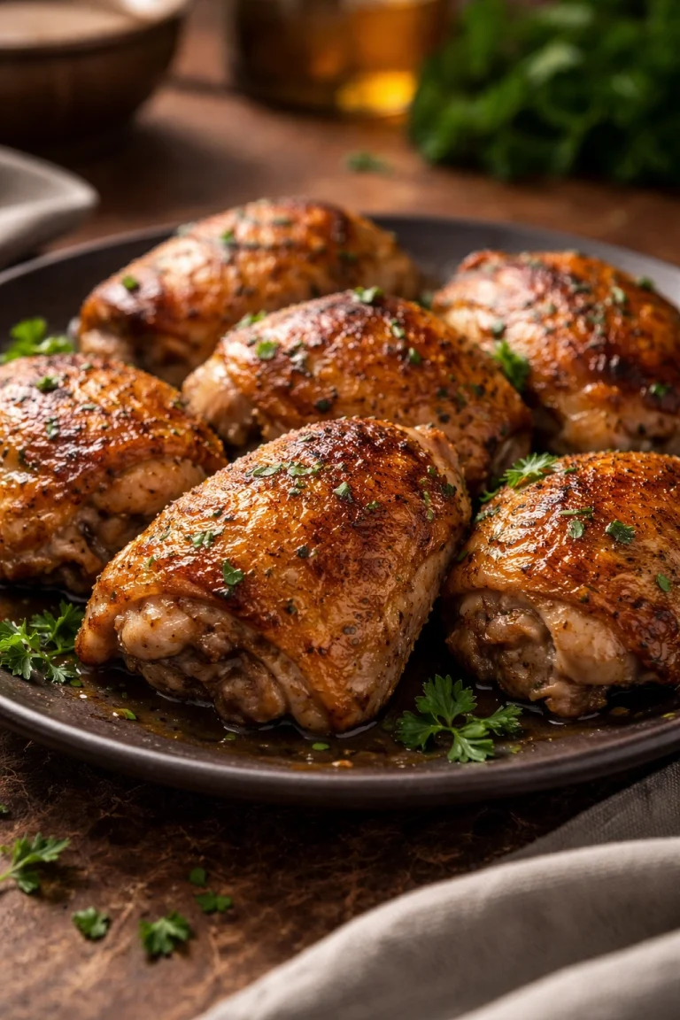 Baked Chicken Thighs That Come Out Juicy