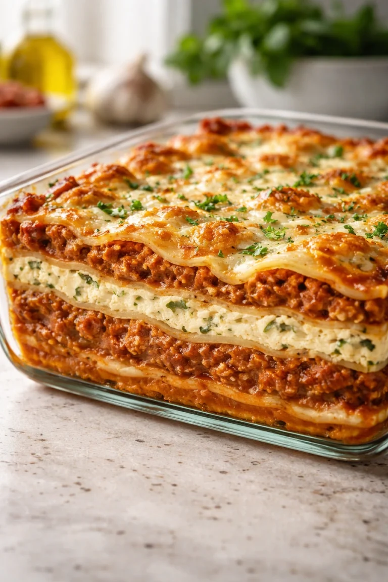 Easy Homemade Lasagna Made Completely From Scratch