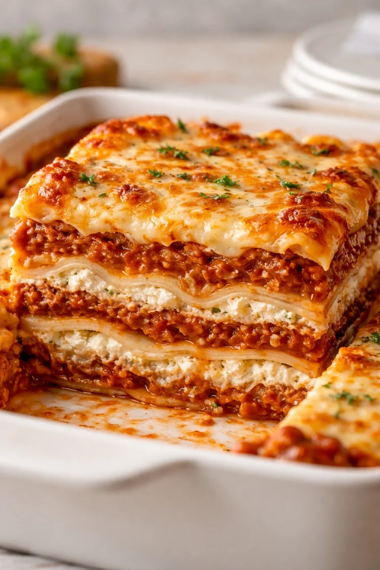 Easy Lasagna With Layers Everyone Fights Over