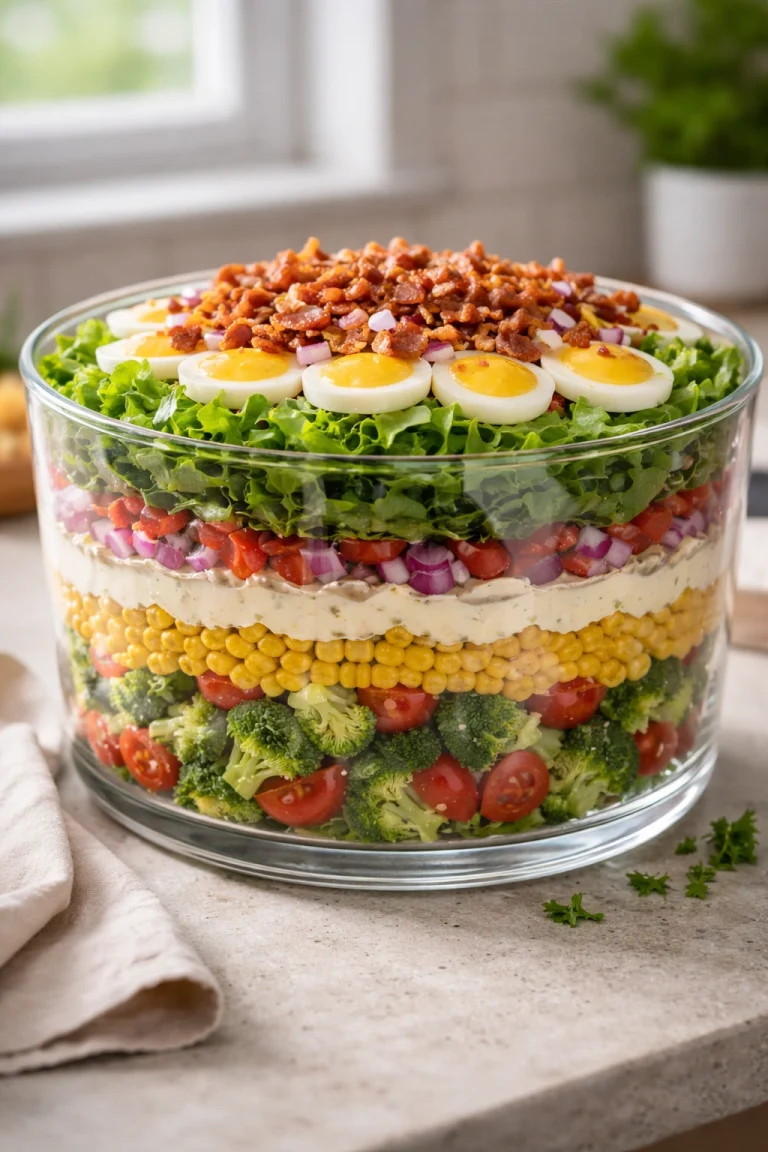 Layered Salad That’s Always a Hit at Potlucks