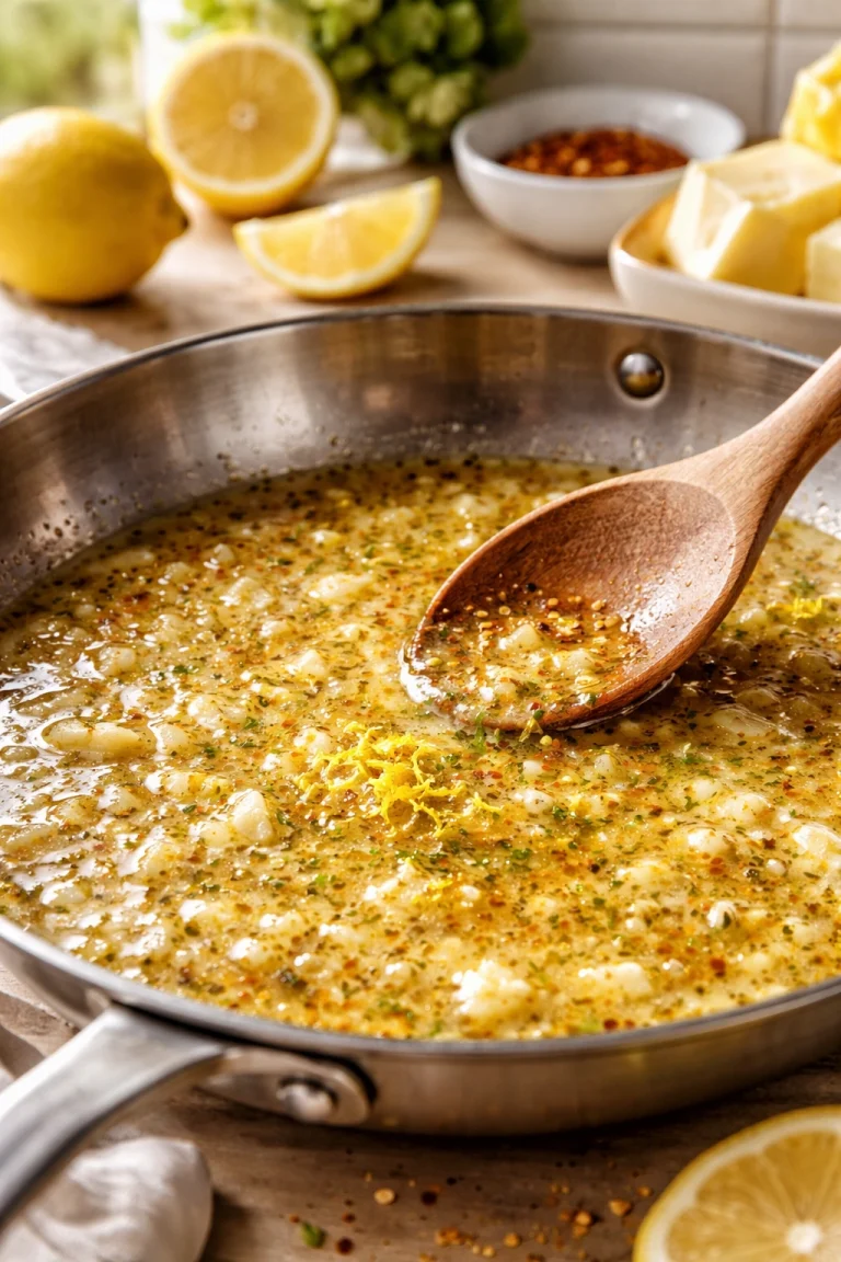 Chicken Scampi in a Rich Lemon Garlic Butter