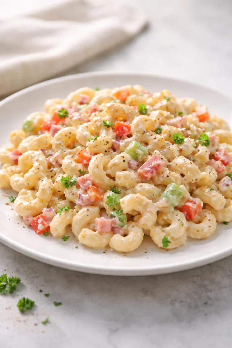 Easy Macaroni Salad Everyone Loves at Potlucks