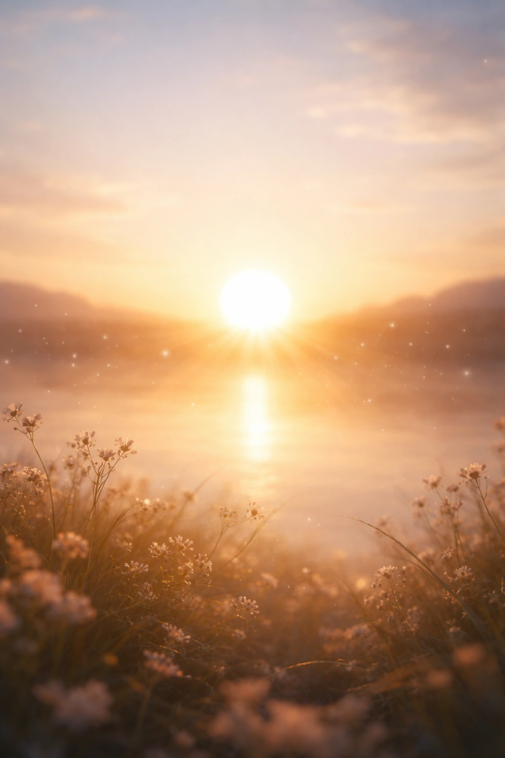 Warm glowing orb representing uplifted mood