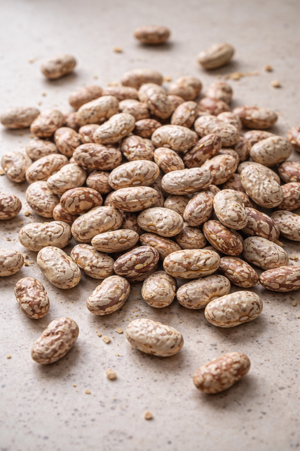 Close-up of old wrinkled dried beans