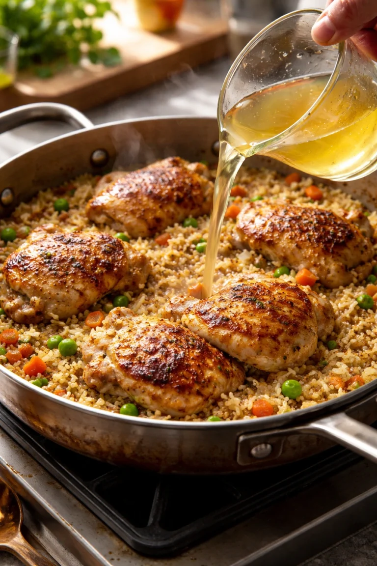 One-Pot Chicken and Rice Done in 30 Minutes