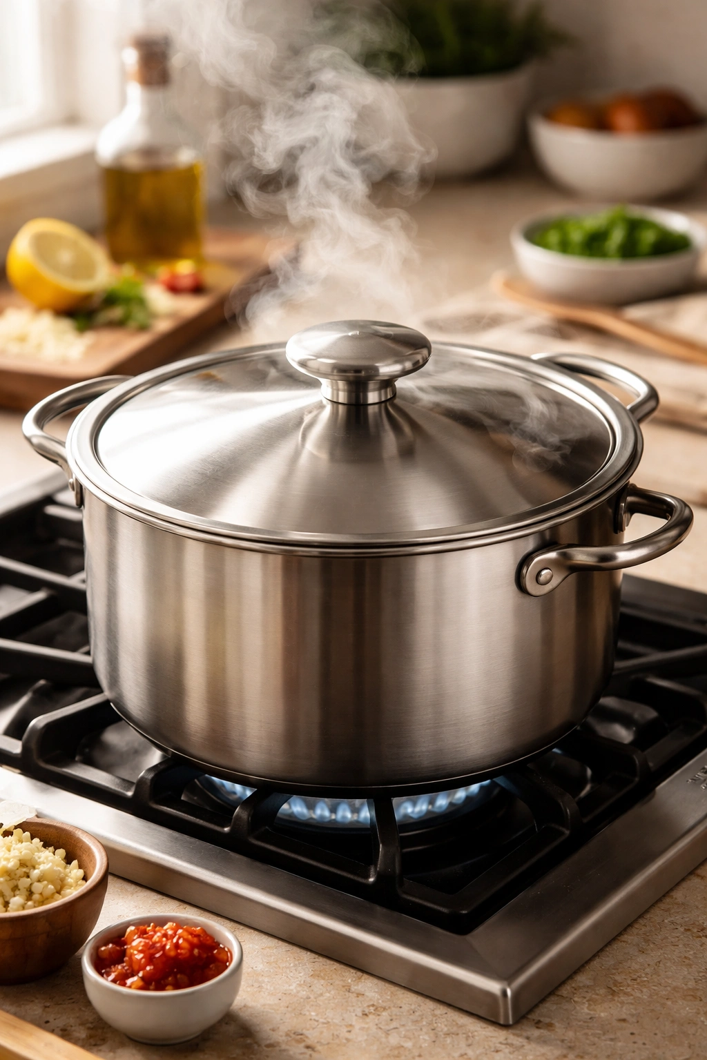 Pot with tight lid for perfect One-Pot Chicken and Rice
