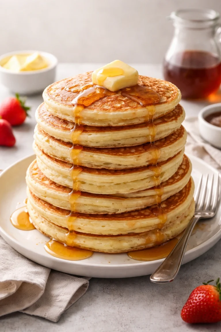 Fluffy Homemade Pancakes That Turn Out Every Time