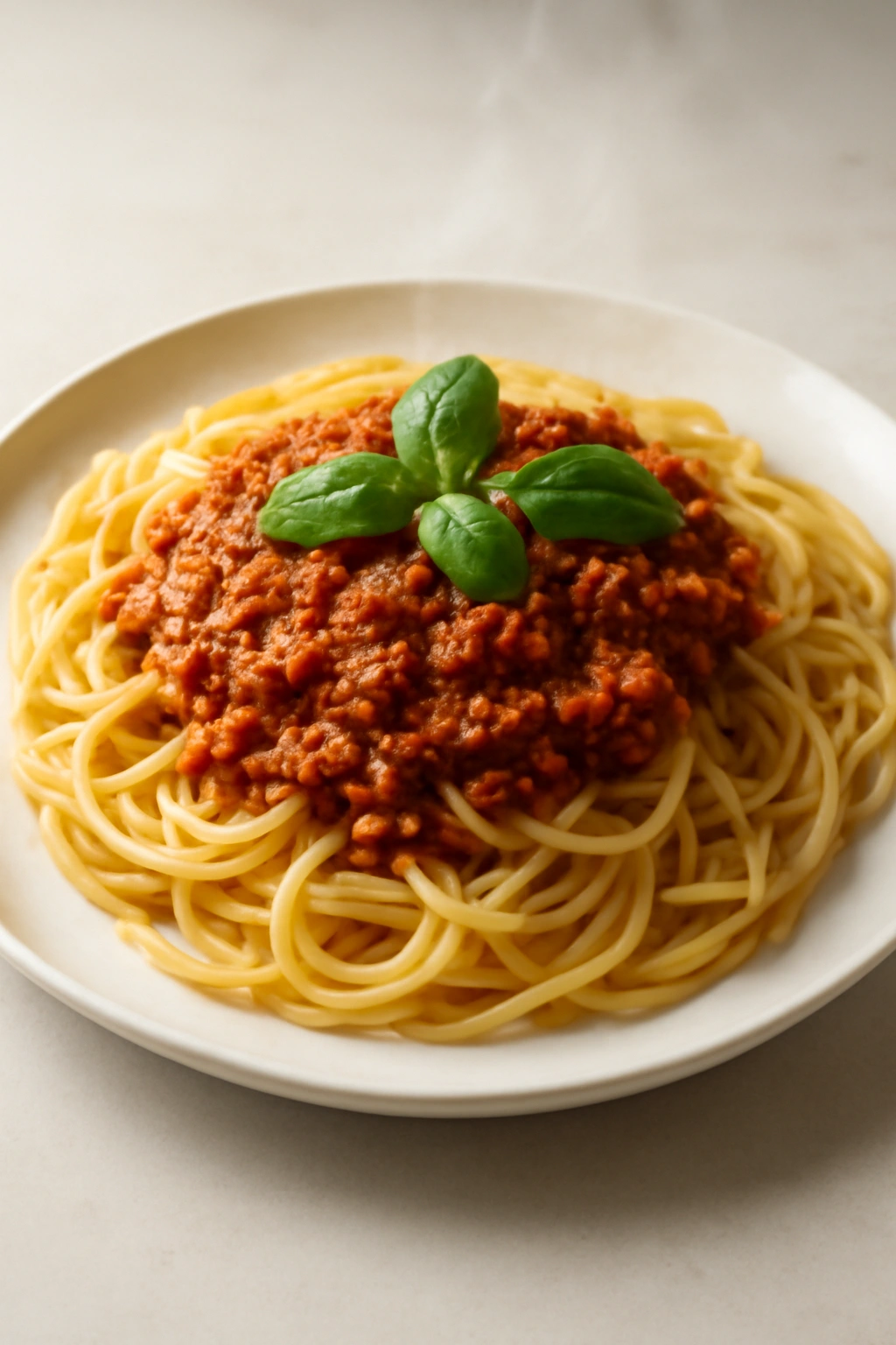 Pasta dish with simple sauce ready in minutes