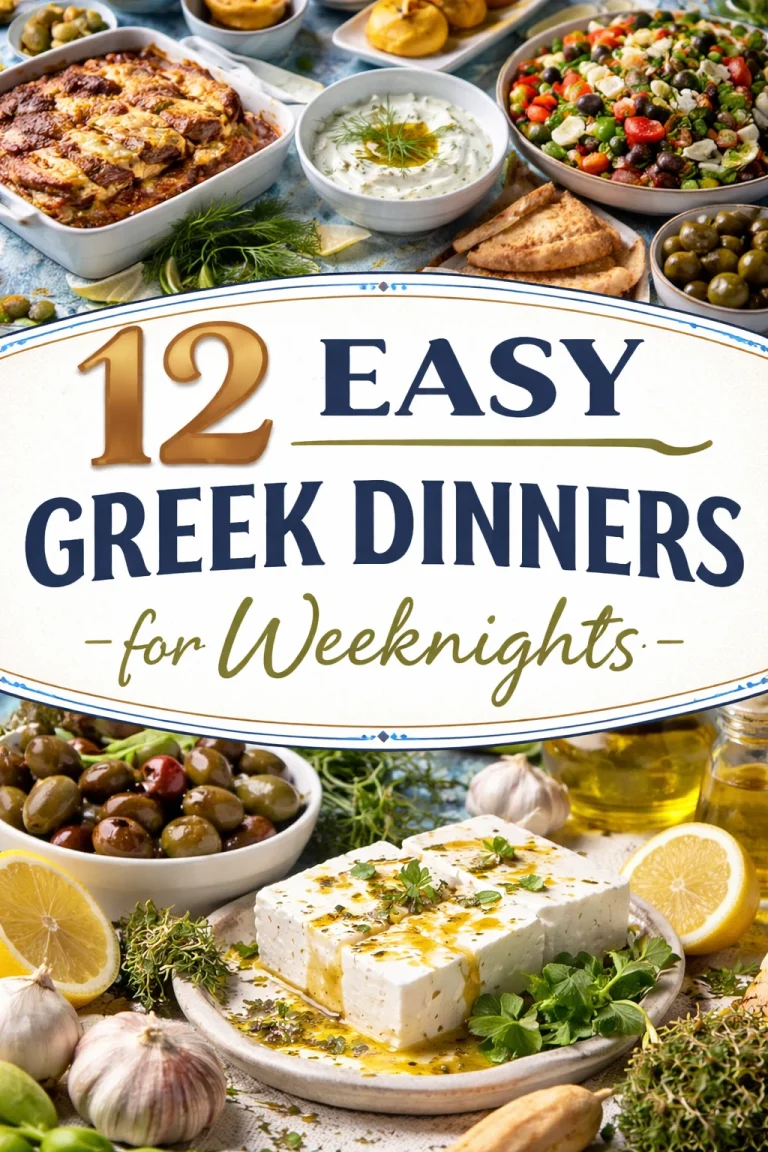 12 Easy Greek Dinner Recipes for Weeknights