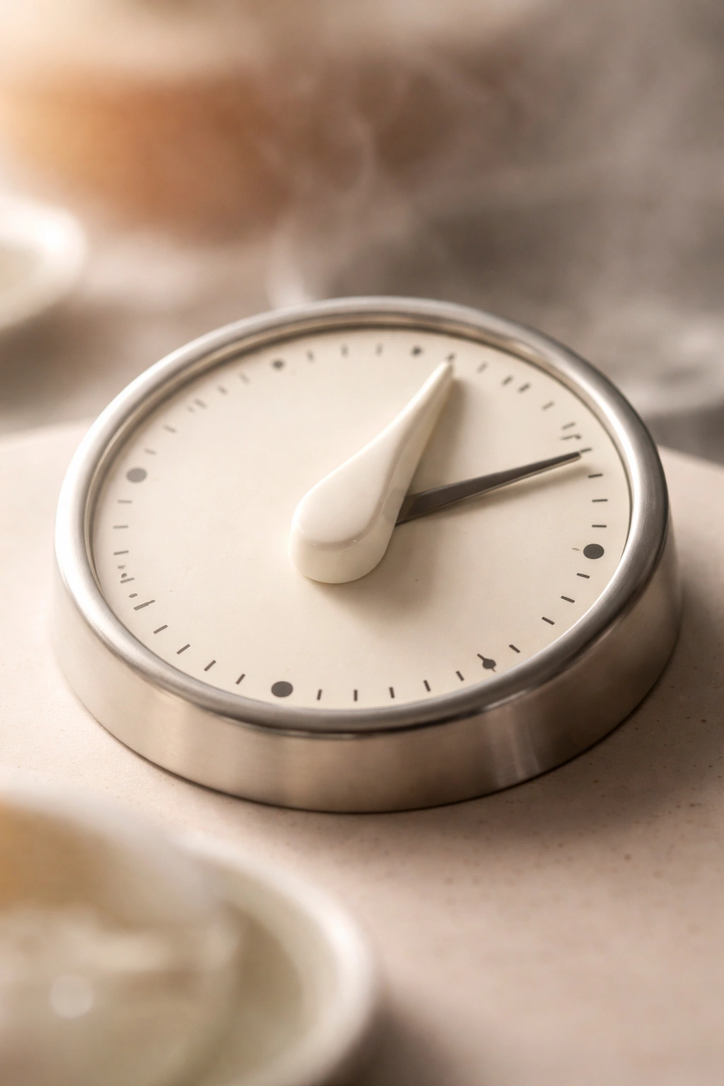 Timer dial showing a poaching time cue without digits