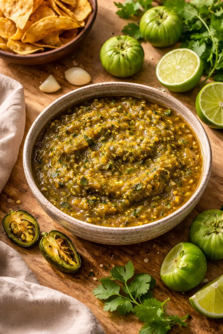 Easy Roasted Tomatillo Salsa Worth the Effort