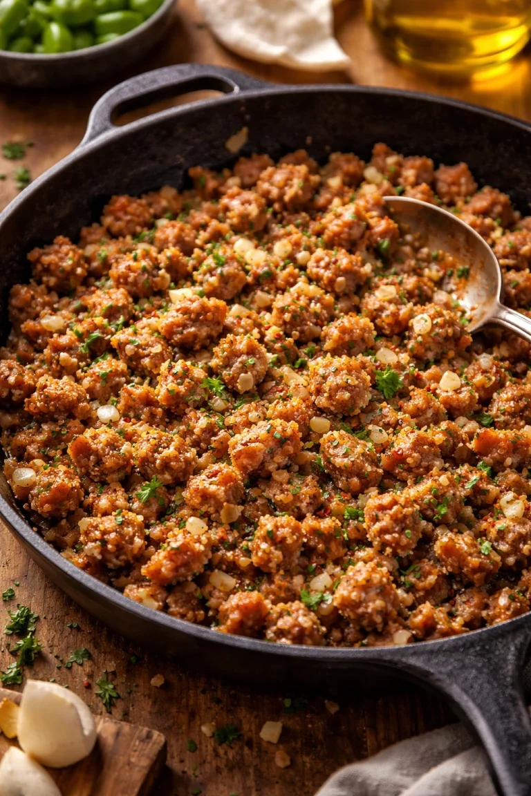 Sausage-Stuffed Acorn Squash for a Cozy Dinner