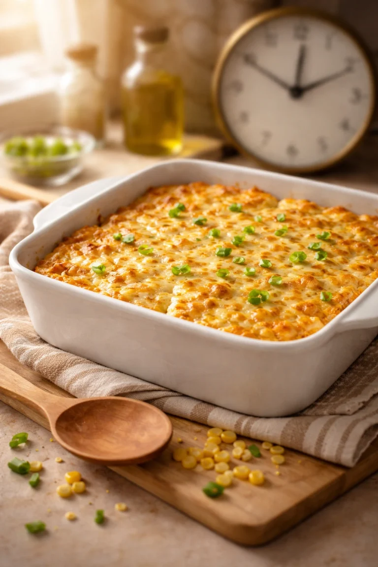 Creamy Corn Casserole to Bring to Any Potluck