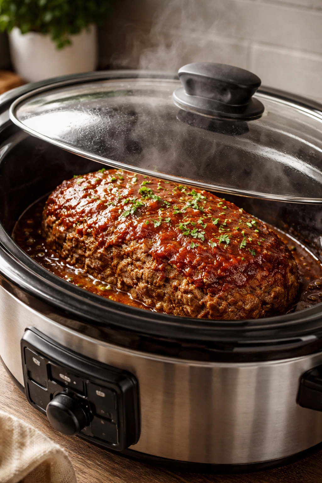 Meatloaf in a slow cooker