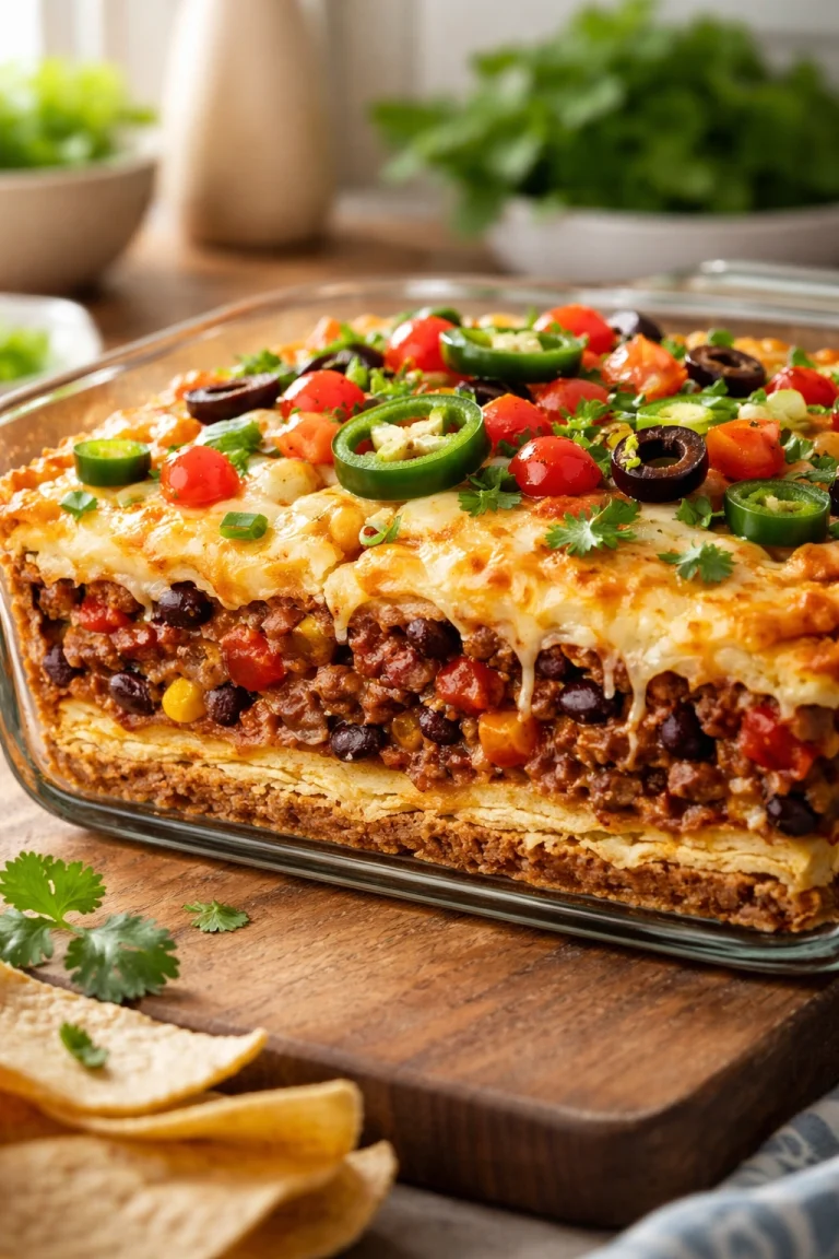 Easy Taco Casserole for Busy Weeknight Dinners