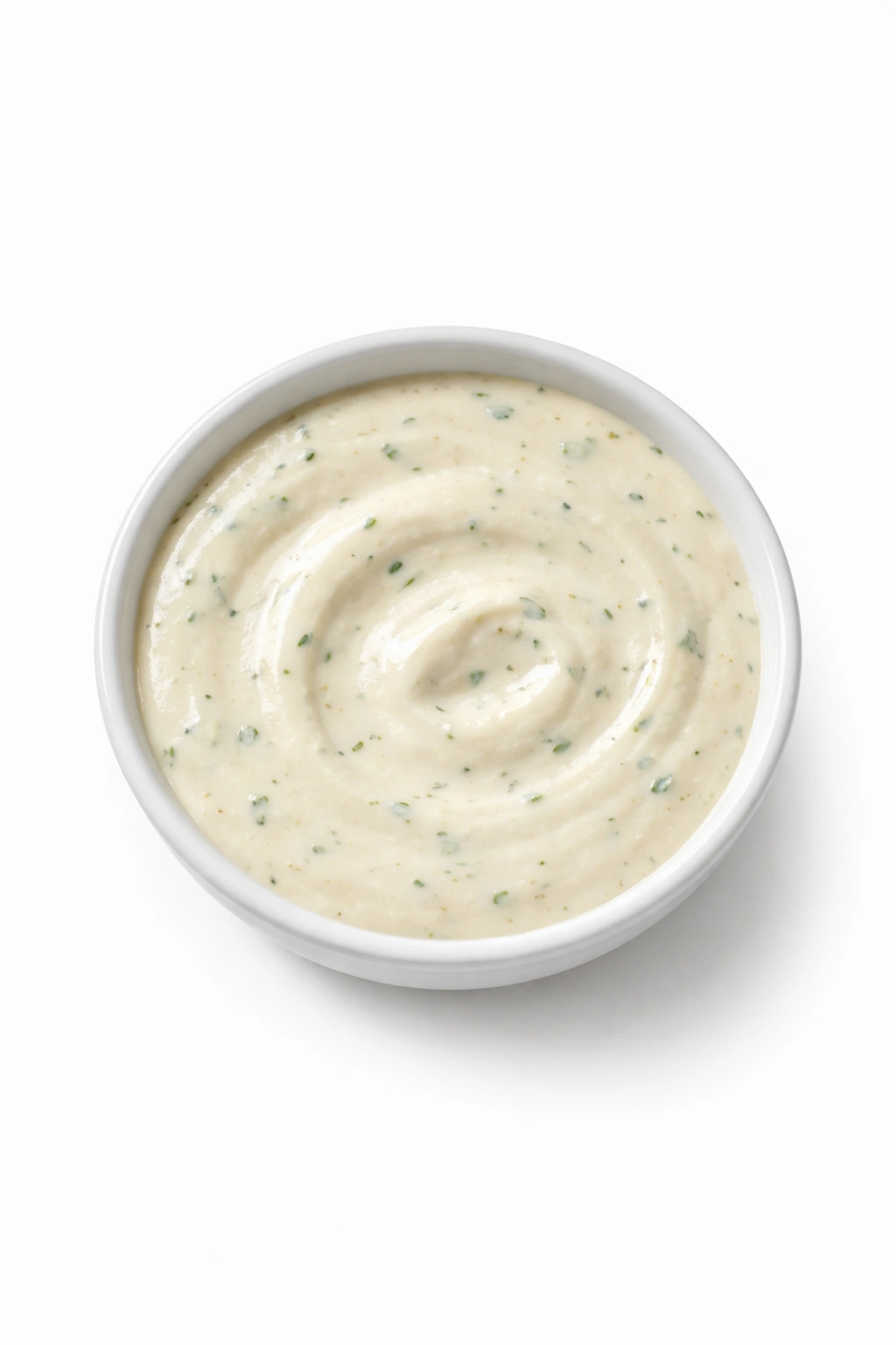 Creamy taco salad dressing in a small bowl
