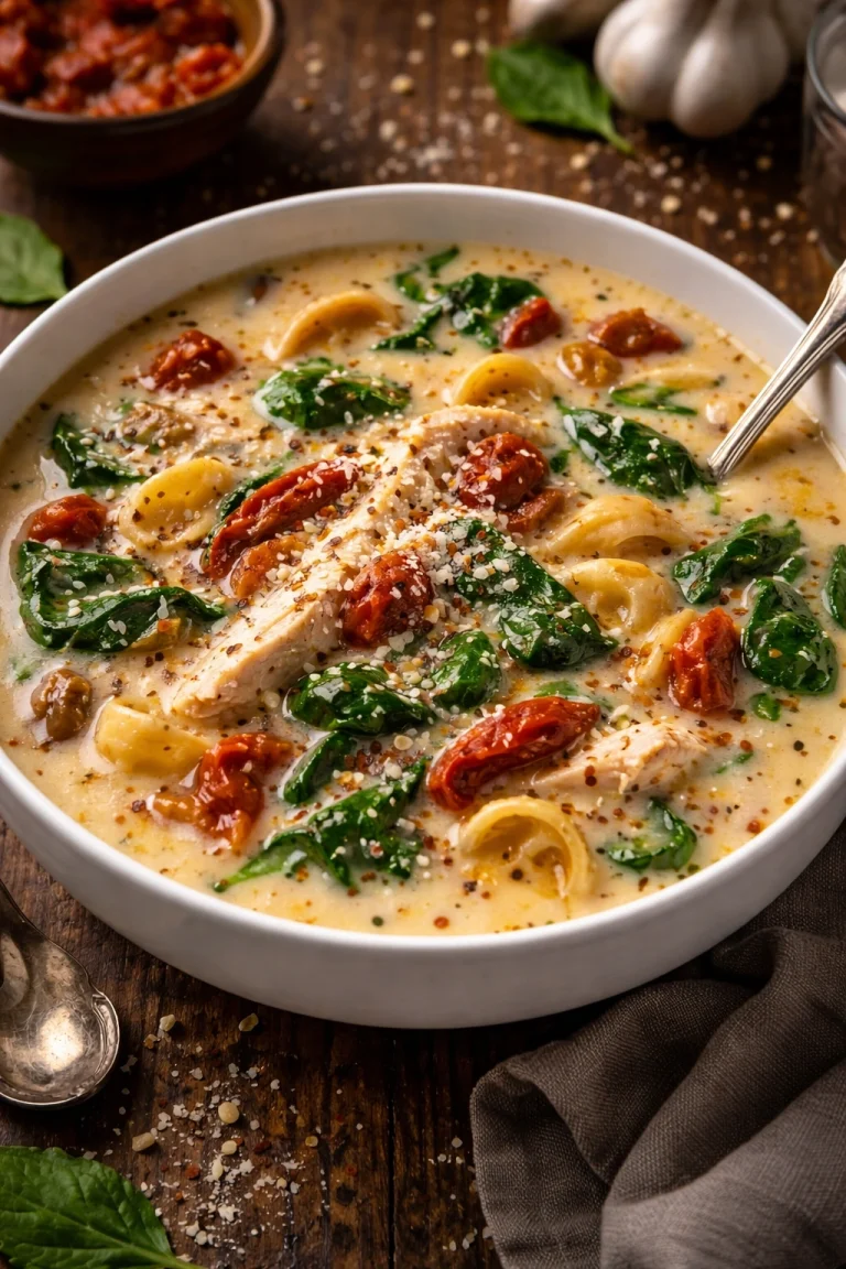 Easy Tuscan Chicken Soup for a Chilly Night