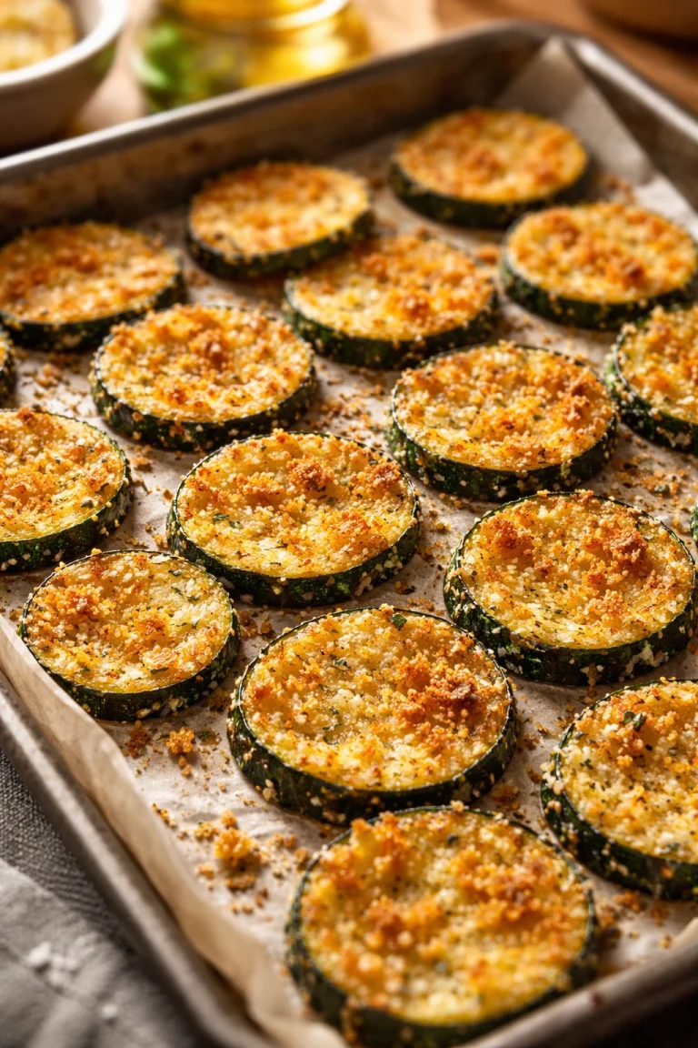 Crispy Parmesan Zucchini Chips Worth Snacking On
