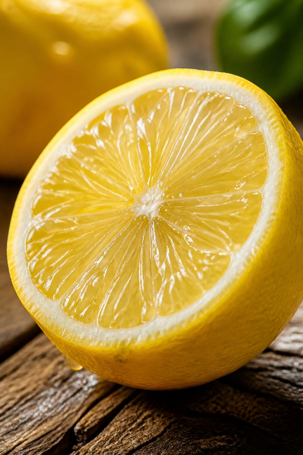 Sweet Fruits Vs Acid Fruits: Which Is More Healthier? 2 Lemon half with droplets on wood