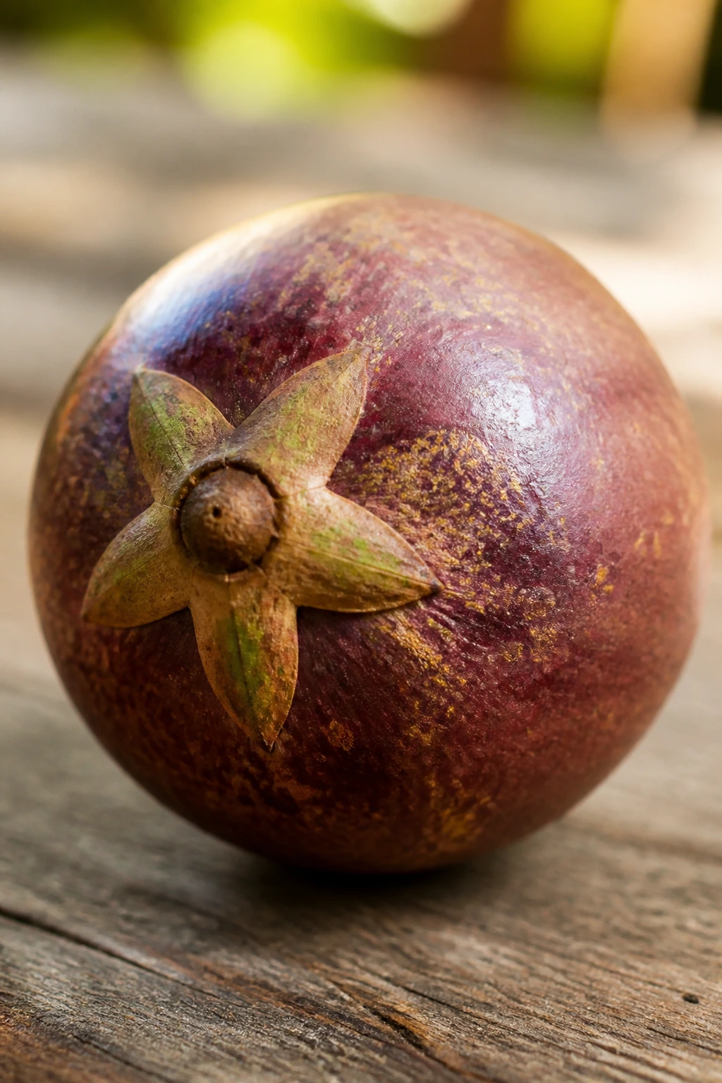 What Is Agbalumo Called In English? The English Name 1 Close-up of a single ripe Agbalumo fruit on a rustic wooden table