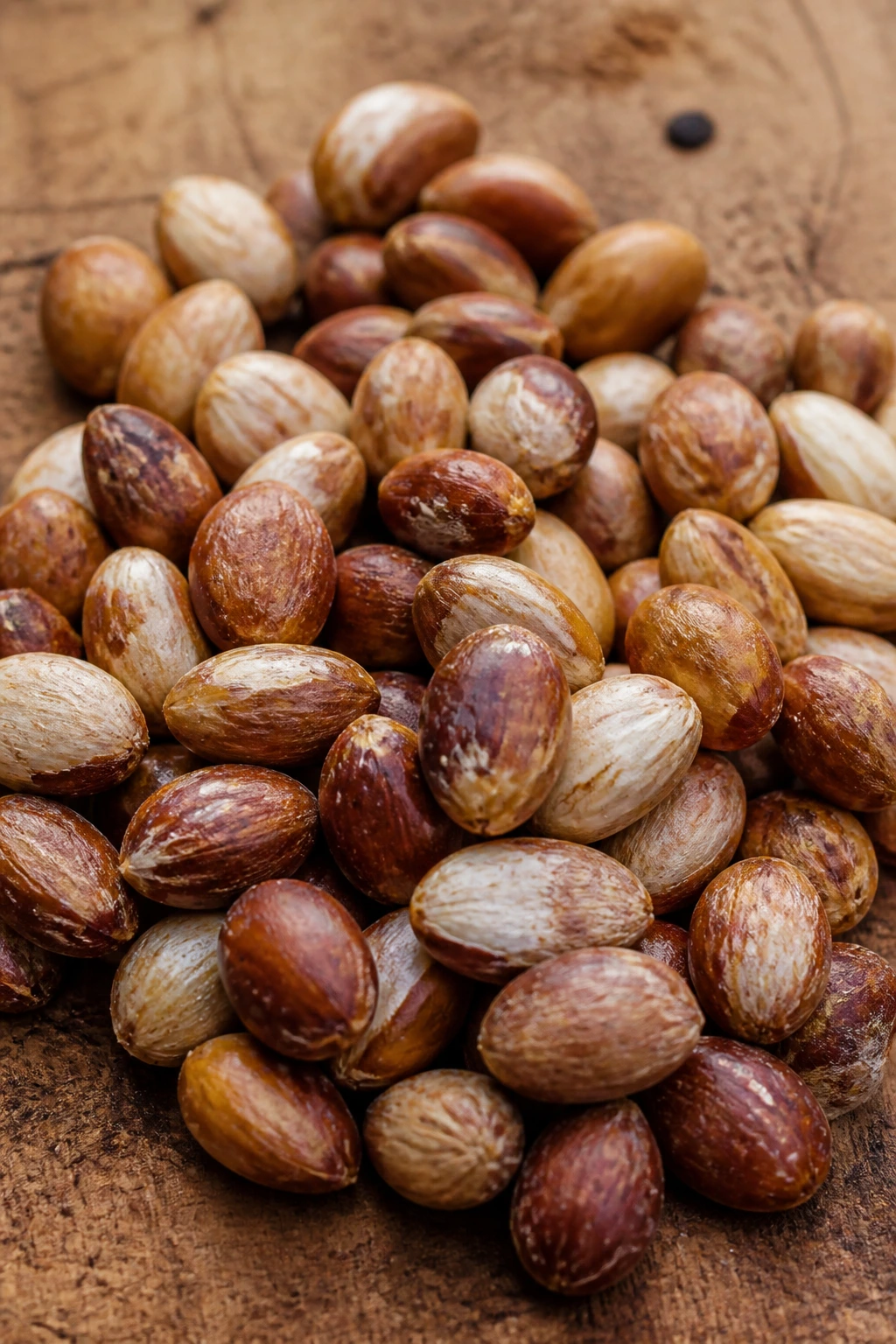 Close-up of agbalumo seeds ready for planting