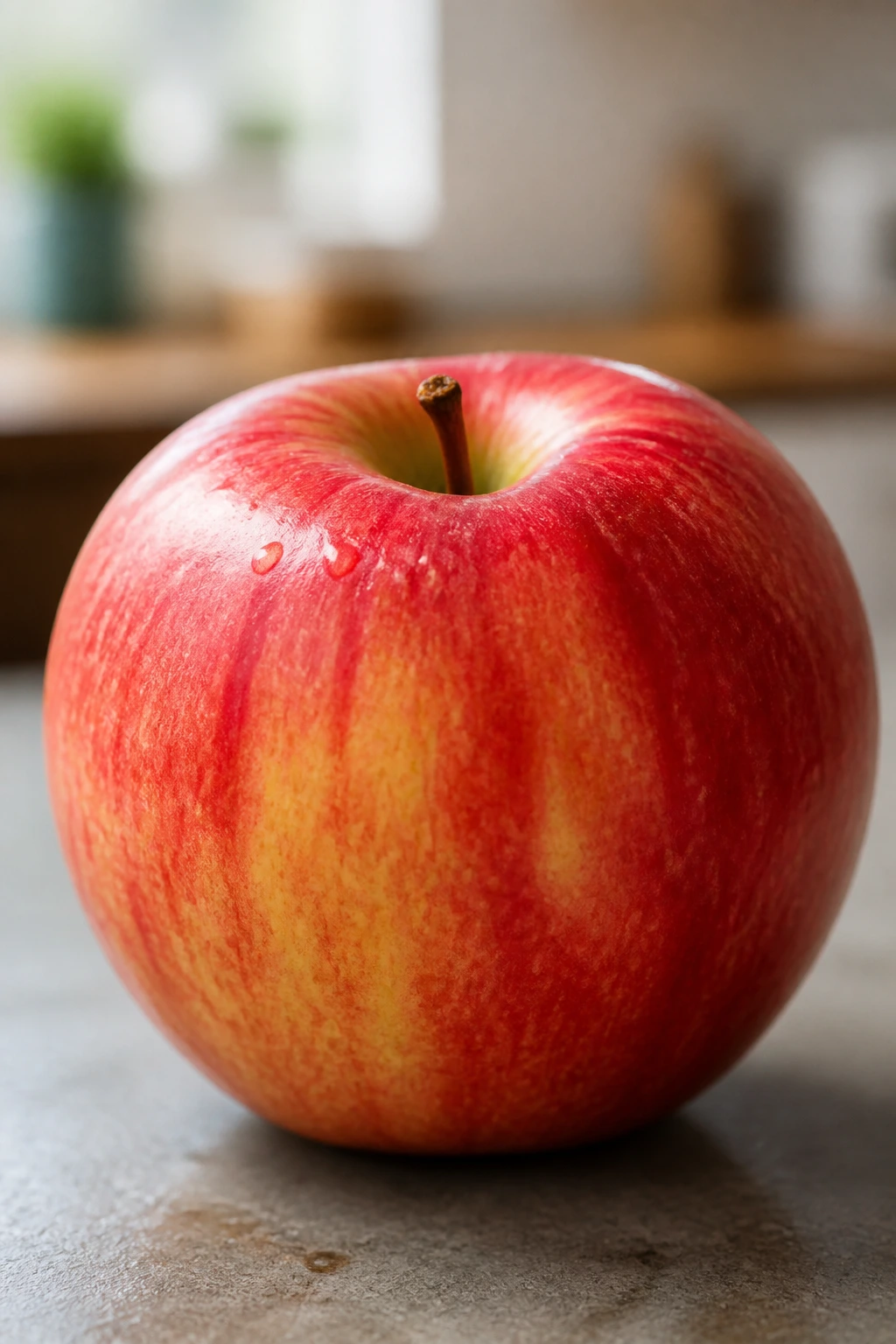 Close-up of a fresh apple illustrating cholesterol benefits