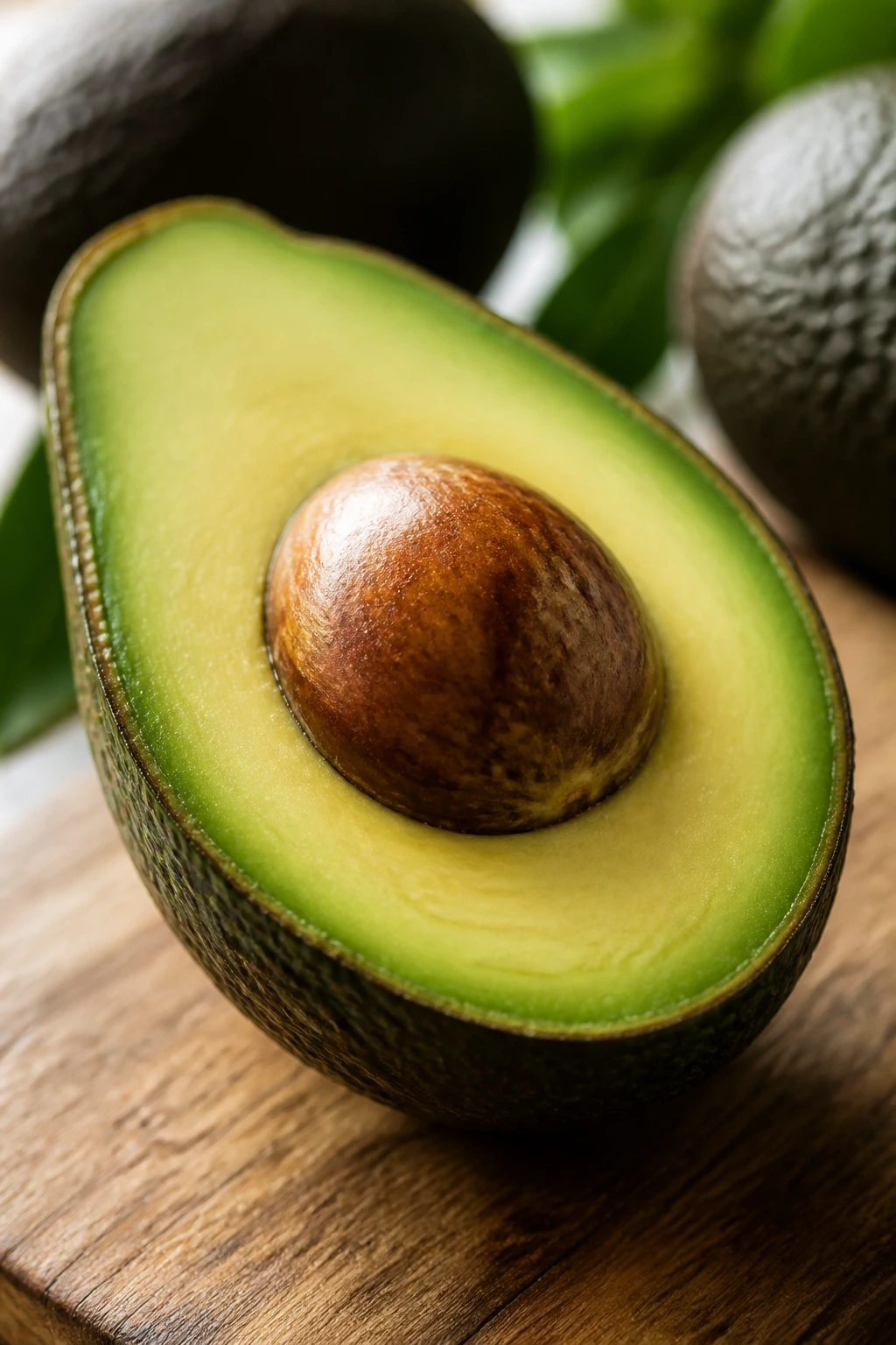 Avocado Vs Mango: The Ultimate Comparison 5 Close-up of avocado halves showing rich green flesh