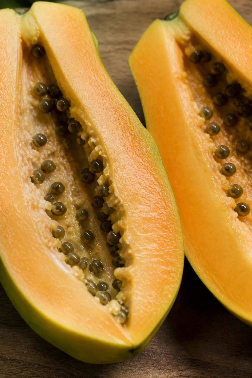 Babaco Fruit:Â Nutrition Facts, Health Benefits, And More 8 Cross-section of babaco fruit showing flesh and seeds