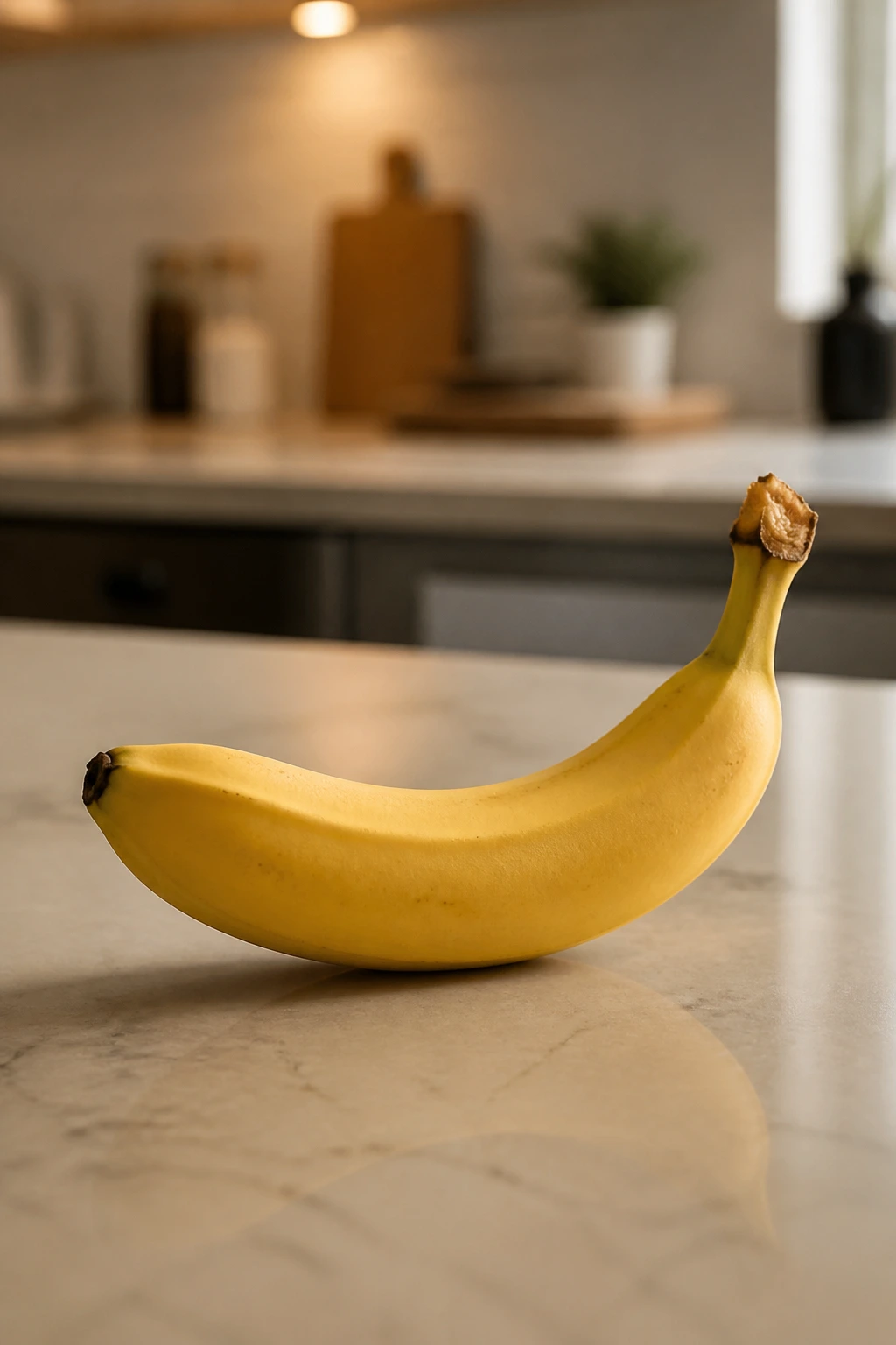 Why Are Bananas Berries? The Shocking Reasons 4 Close-up of a ripe banana on a kitchen counter symbolizing the berry debate